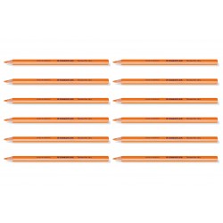 Staedtler 128 64 Textsurfer Dry Highlighter Pencils - Orange - Box of 12