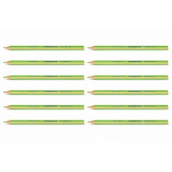 Staedtler 128 64 Textsurfer Dry Highlighter Pencils - Green - Box of 12
