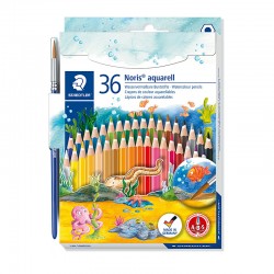 Staedtler Noris aquarell Watercolour Pencils - Box of 36