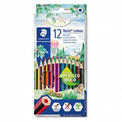 Staedtler Noris Hexagonal Coloured Pencils - Box of 12 - Assorted Colours