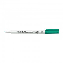 Staedtler Lumocolor Whiteboard Pens - Green - Box of 10
