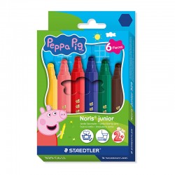 Staedtler 329 L1 Peppa Pig Fibre Pens - Pack of 6 - Box of 10