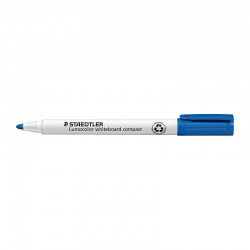 Staedtler Compact Whiteboard Marker Blue - Box of 10
