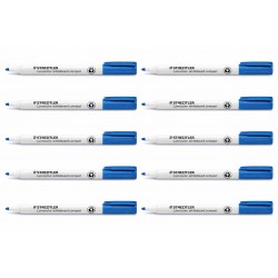 Staedtler Compact Whiteboard Marker Blue - Box of 10