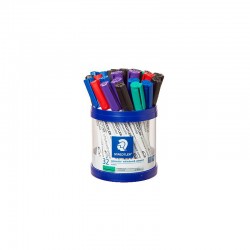 Staedtler Compact Whiteboard Marker - Cup of 32 - Assorted Colours