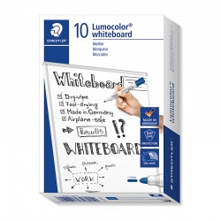 Staedtler Whiteboard Marker 351 Bullet Blue - Box of 10