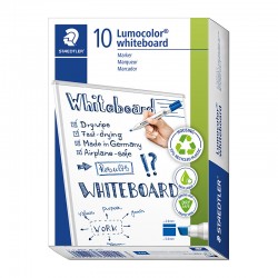Staedtler Whiteboard Marker 351 Chisel Tip Blue - Box of 10