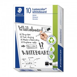 Staedtler Whiteboard Marker 351 Chisel Tip Black - Box of 10