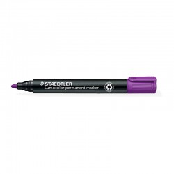 Staedtler 352 Permanent Markers - Bullet Tip - Violet - Box of 10