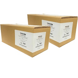 2 Pack Toshiba T409WR Genuine Toner Cartridges