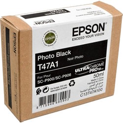 Epson T47A1 UltraChrome Pro10 Photo Black Genuine Ink Cartridge (C13T47A100)