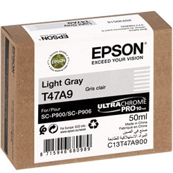Epson T47A9 UltraChrome Pro10 Light Grey Genuine Ink Cartridge (C13T47A900)