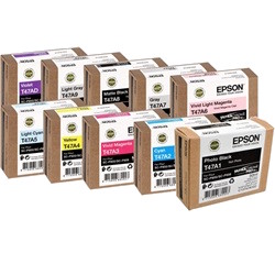 10 Pack Epson T47A UltraChrome Pro10 Genuine Ink Cartridges