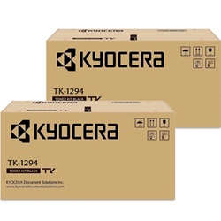 2 Pack Kyocera TK-1294 Genuine Toner Cartridges
