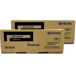 2 Pack Kyocera TK-3104 Genuine Bundle