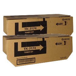 2 Pack Kyocera TK-3174 Genuine Bundle
