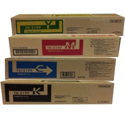 4 Pack Kyocera TK-5199 Genuine Toner Cartridges