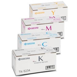 4 Pack Kyocera TK-5234 Genuine Bundle