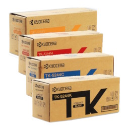 8 Pack Kyocera TK-5244 Genuine Bundle