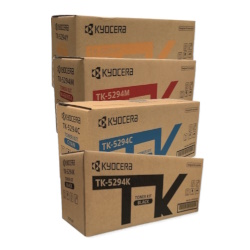 4 Pack Kyocera TK-5294 Genuine Toner Cartridges