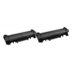 2 Pack Brother Compatible TN-2450 Toner Cartridges