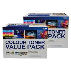 8 Pack Brother TN-251/TN-255 Genuine Bundle