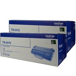 2 Pack Brother TN-3470 Genuine Bundle