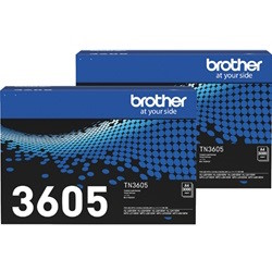 2 Pack Brother TN-3605 Genuine Toner Cartridges