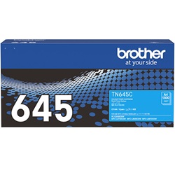 Brother TN645C Cyan Genuine Toner Cartridge