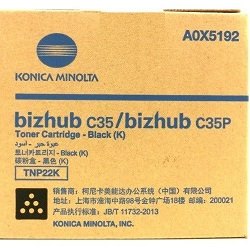Konica Minolta TNP22B Black (A0X5192) (Genuine) Konica Minolta TNP22B Black (A0X5192) (Genuine)