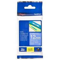 Brother TZe-535 White on Blue (Genuine)