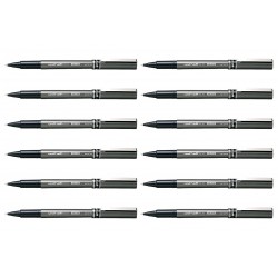 uni-ball Eye Deluxe Ballpoint Pens - Black - Box of 12