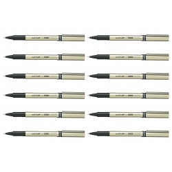 uni-ball Eye Delux Fine Ballpoint Pens - Black - Box of 12