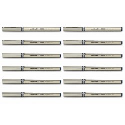 uni-ball Eye Delux Fine Ballpoint Pens - Blue - Box of 12