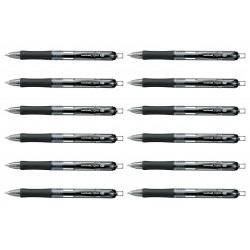 uni-ball Signo Retractable Gel Pens - 0.5 Black - Box of 12