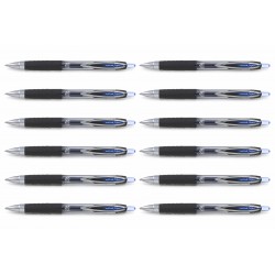 uni-ball Signo 207 Retractable Gel Pens - Blue - Box of 12