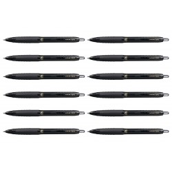 uni-ball Signo 307 Retractable Gel Pens - 0.5 Black - Box of 12