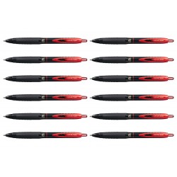 uni-ball Signo UMN-307M Retractable Gel Ink - 0.5mm Red - Box of 12