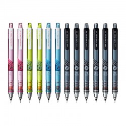 uni Kuru Toga Mechanical Pencils 0.5mm - Assorted Colours - Box of 12