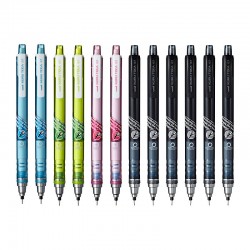 uni Shalaku S Mechanical Pencils 0.7mm - Assorted Colours - Box of 12