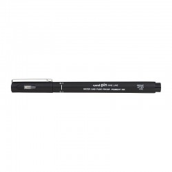 uni Pin Fineliner Pens 0.1 Black - Box of 12