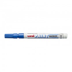 uni Paint Markers PX-21 Fine Bullet Tip - Blue - Box of 12