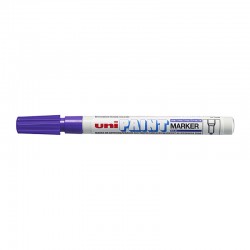 uni PX-21 Paint Markers - Bullet Tip - Violet - Box of 12
