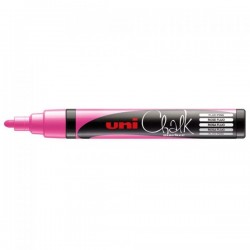uni Chalk Markers Bullet Tip 2.5mm - Fluoro Pink