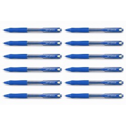 uni Laknock Ballpoint Pens 1.4 Blue - Box of 12