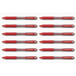 uni Laknock Ballpoint Pens 1.0 Red - Box of 12