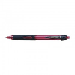 uni Power Tank SN-220 Retractable Ballpoint Pens - 1.0mm Tip - Red - Box of 12