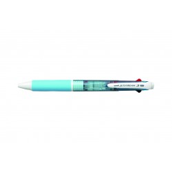 uni SXE-3400 Jetstream 3 Multicolour Retractable Rolleball Pens - Light Blue - Box of 10