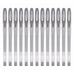 uni-ball Signo UM-120 Gel Ink - Noble Metal Silver - Box of 12